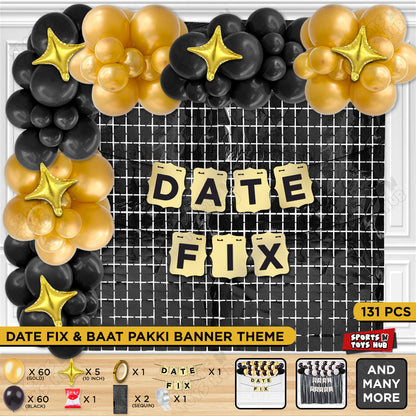 Date Fix Card Banner Theme - Gold