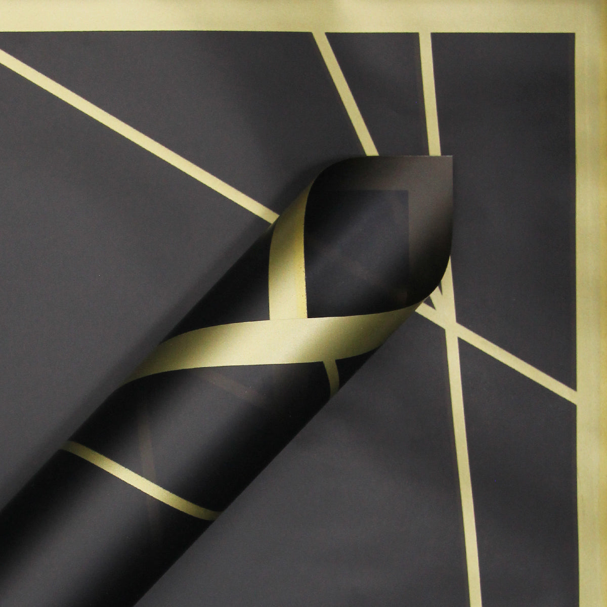 Diagonal Lines Abstract Linear Design Translucent Flower Wrapping Sheets