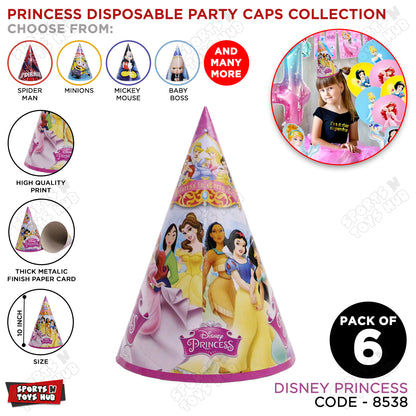 Princess Cartoons Characters Caps