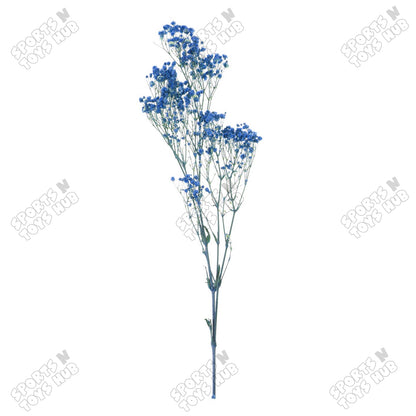 Real Dried Baby Breath Natural Blue Color Flower Bunch
