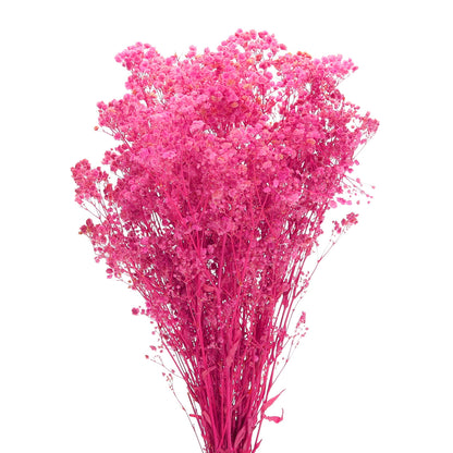 Real Dried Baby Breath Natural Pink Color Flower Bunch