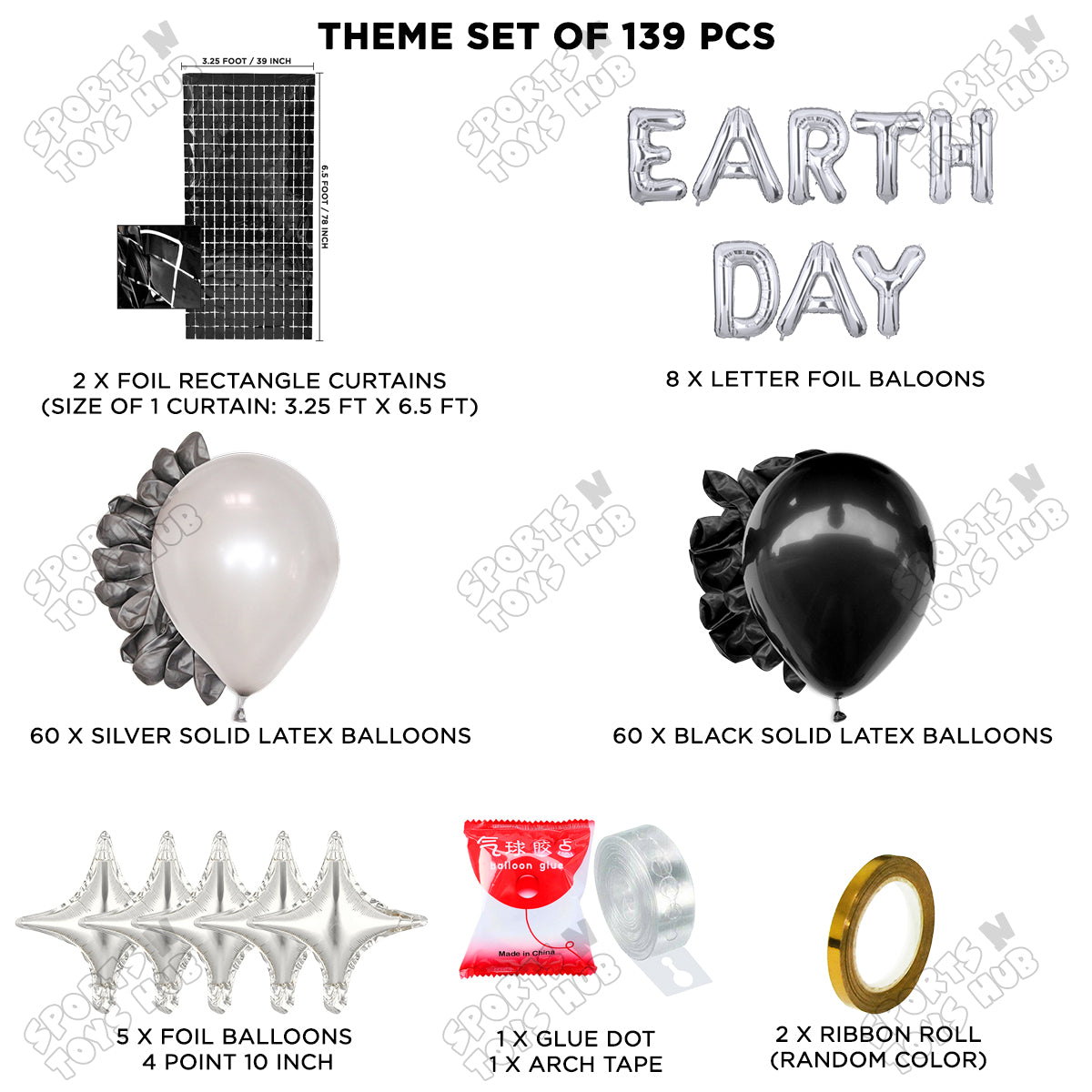 Earth Day Foil Letters Theme Collection