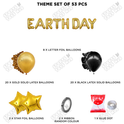 Earth Day Foil Letters Theme Collection