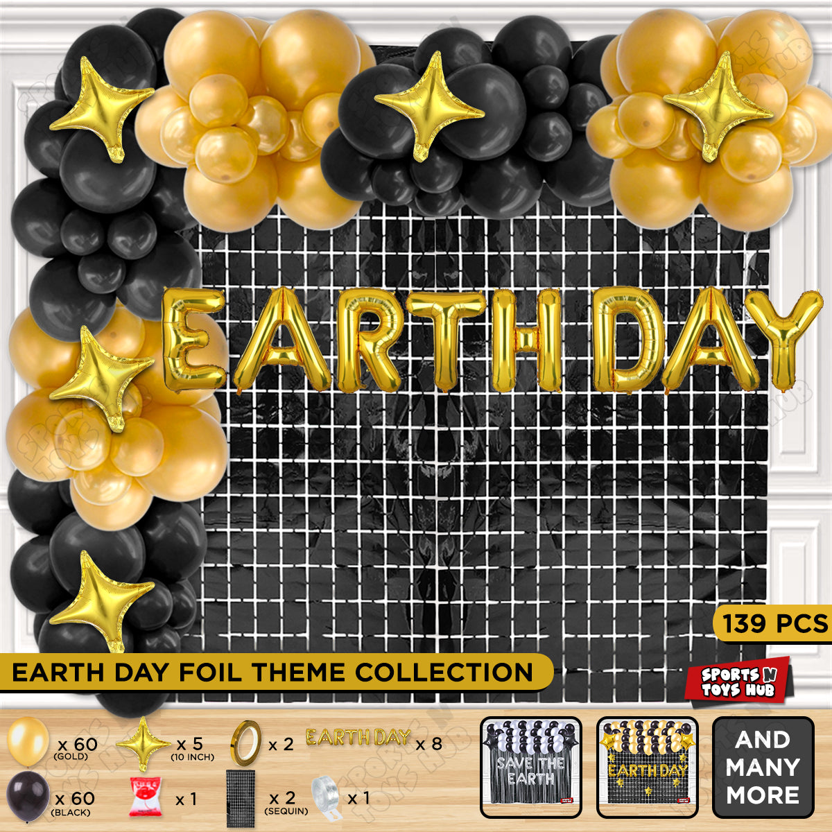 Earth Day Foil Letters Theme Collection