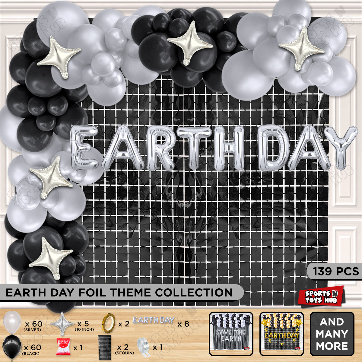Earth Day Foil Letters Theme Collection