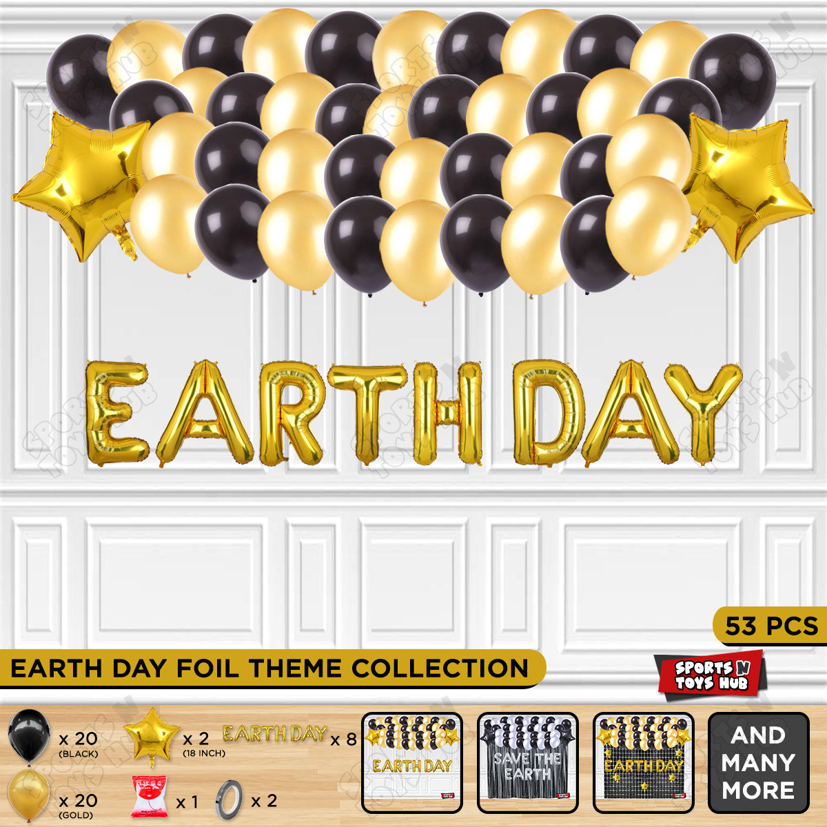 Earth Day Foil Letters Theme Collection