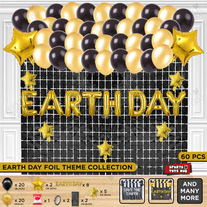 Earth Day Foil Letters Theme Collection