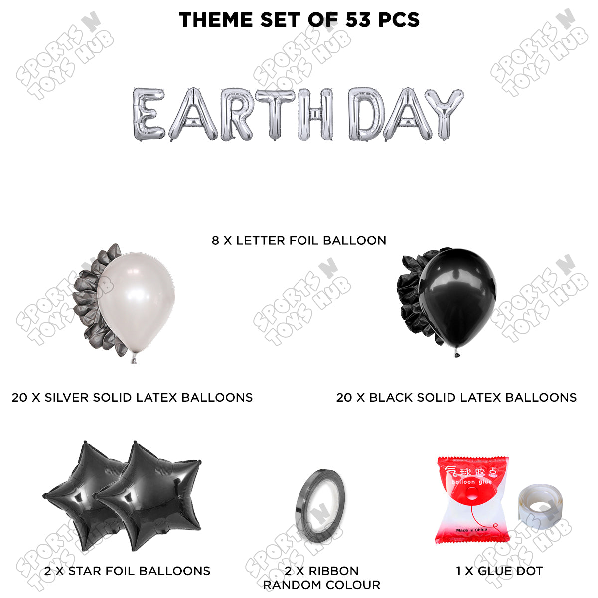 Earth Day Foil Letters Theme Collection