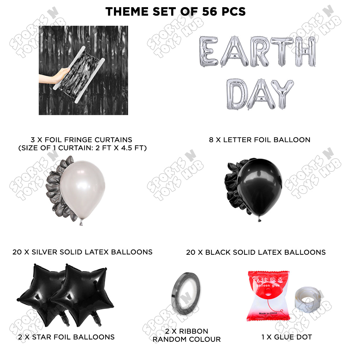 Earth Day Foil Letters Theme Collection
