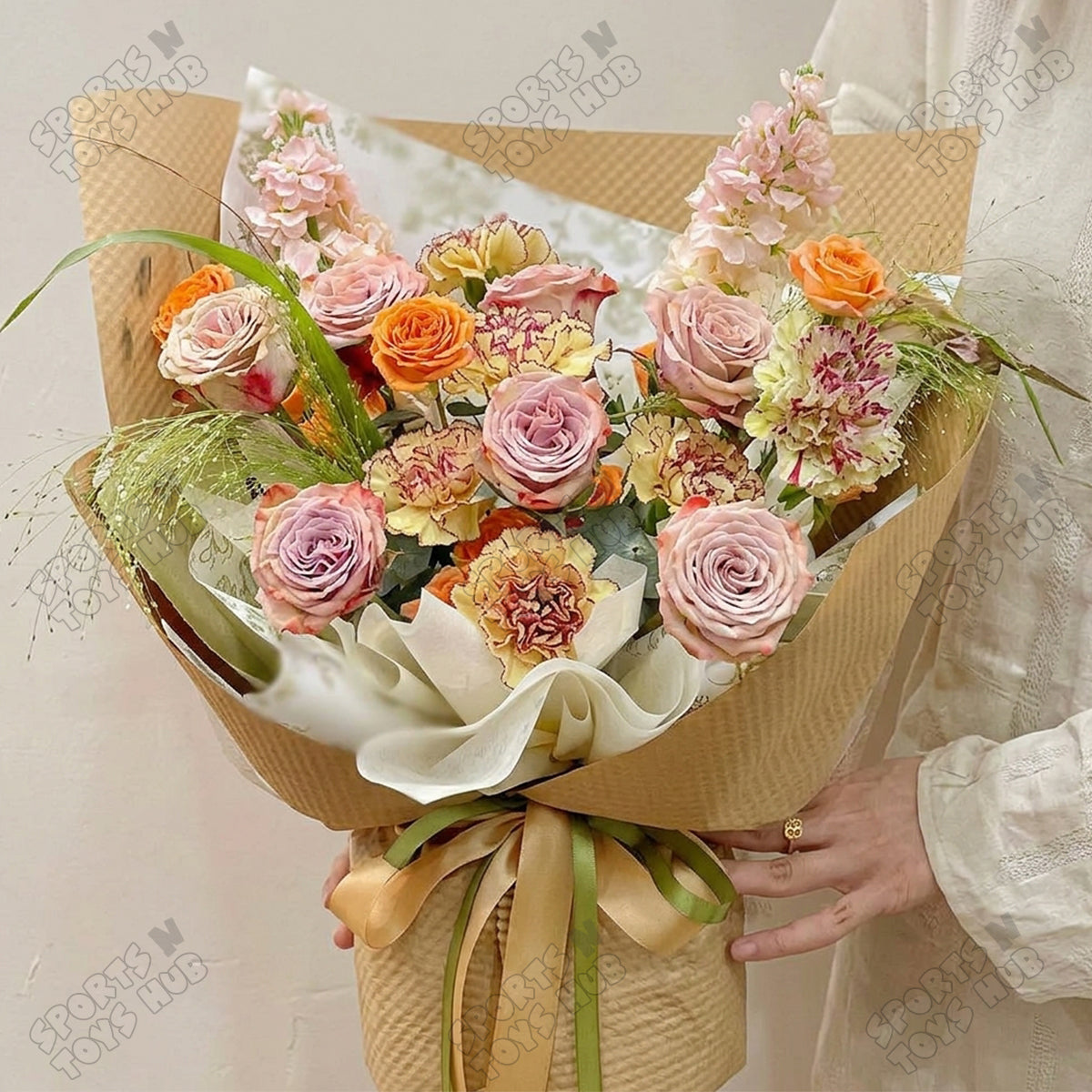 3D Embossed Dot Thickened Craft Flower Paper – Textured Floral Wrapping Paper for Bouquet Making, Flower Arrangements, Gift Wrapping, DIY Arts & Crafts & Decoration