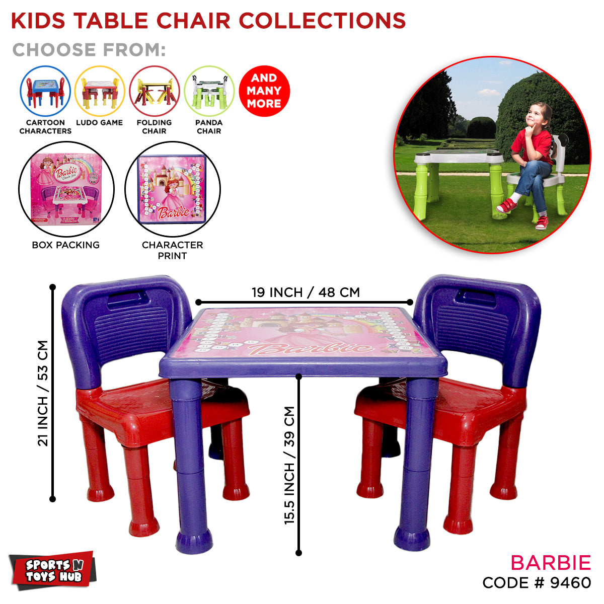B@rbie Table and Chair Set