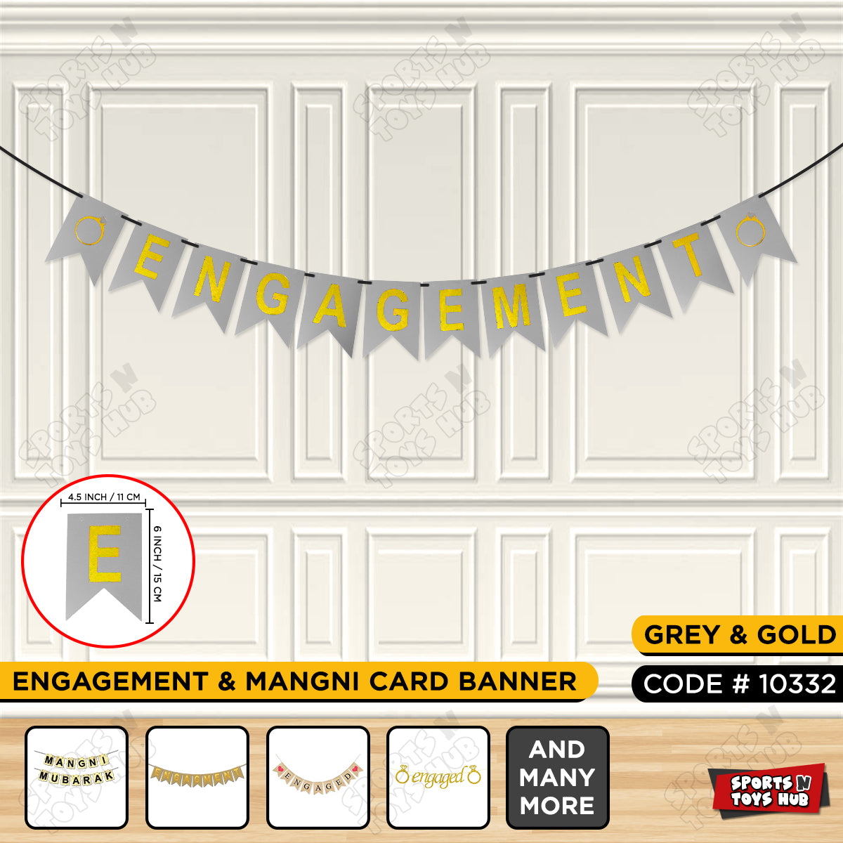 Engagement With Ring Card Banner