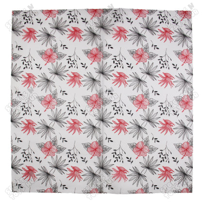 Floral Whisper Subtle Printed Transparent Translucent Florist Wrapping Sheets - 20 Sheets