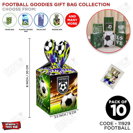 Cartoon Characters Football Goodies Box - 10 Pcs