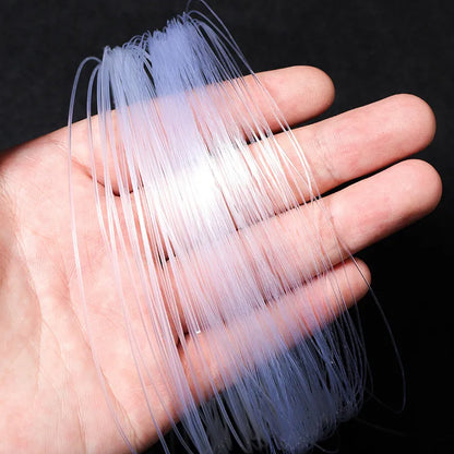 Clear Nylon Fish Wire – Strong Invisible Thread for Balloon Arrangements, Floral Decoration & DIY Crafts