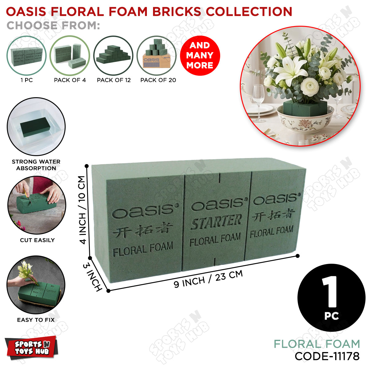Oasis Floral Foam Bricks