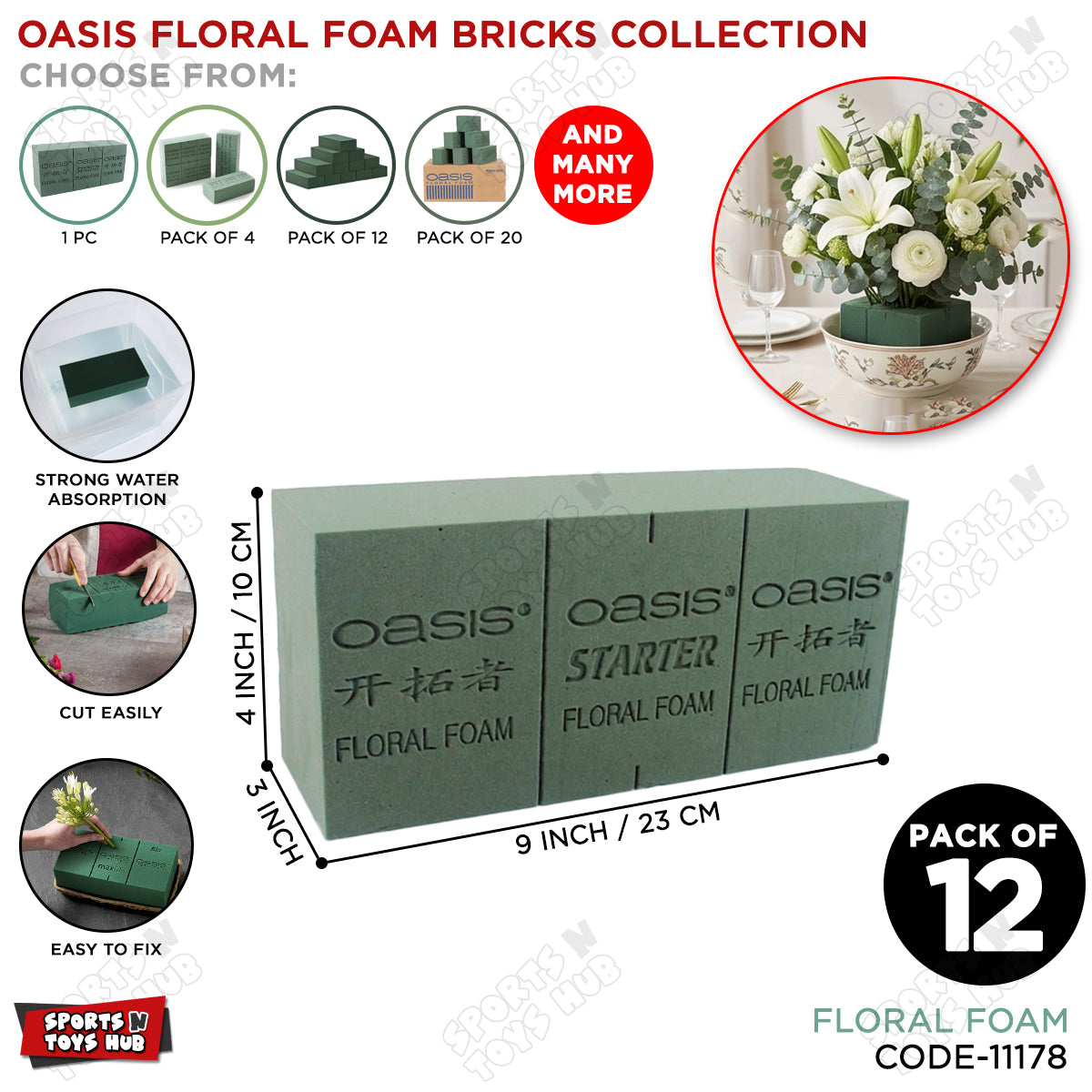 Oasis Floral Foam Bricks