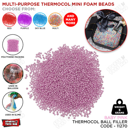 Multi-Purpose Thermocol Mini Foam Beads Collection