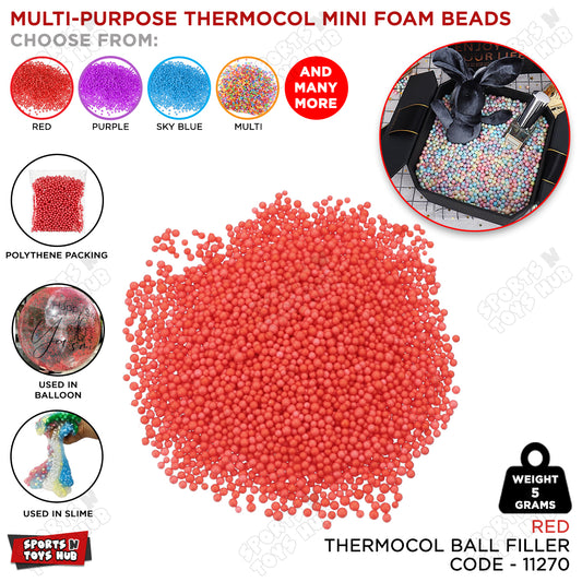 Multi-Purpose Thermocol Mini Foam Beads Collection