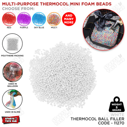 Multi-Purpose Thermocol Mini Foam Beads Collection
