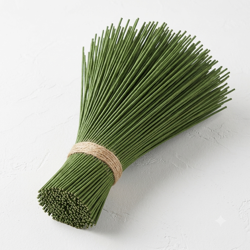 1mm Floral Stem Wire – Premium Green Florist Wire for Artificial Flowers, Bouquet Making, Wreath Making, Floral Arrangements & DIY Craft Supplies