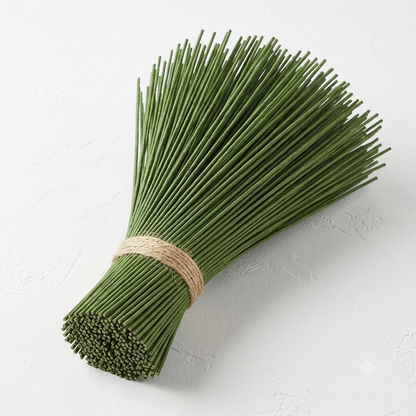 1mm Floral Stem Wire – Premium Green Florist Wire for Artificial Flowers, Bouquet Making, Wreath Making, Floral Arrangements & DIY Craft Supplies