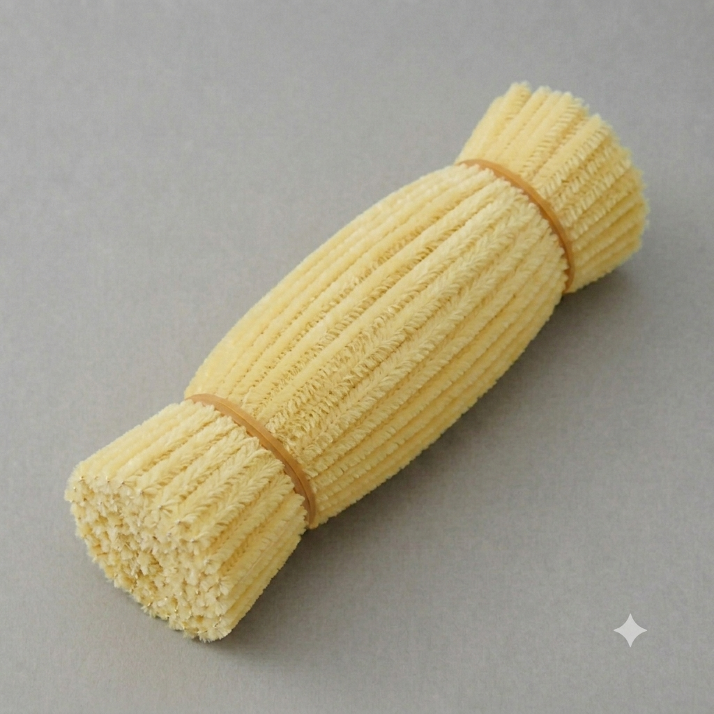 Fuzzy Pipe Cleaners Craft Stems 100 Pcs – 7-8mm Thick x 30cm Chenille Sticks for DIY Crafts, Kids Art Projects, School Activities, Handmade Flowers, Decorations & Creative Craft Supplies