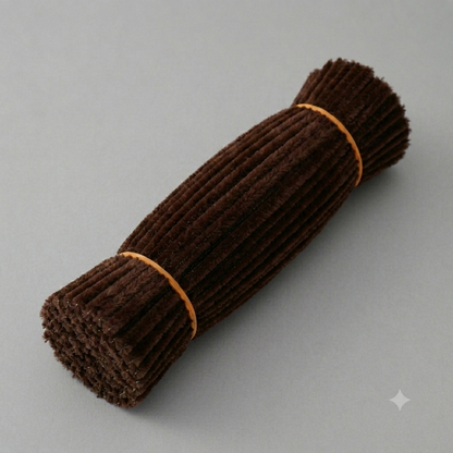 Fuzzy Pipe Cleaners Craft Stems 100 Pcs – 7-8mm Thick x 30cm Chenille Sticks for DIY Crafts, Kids Art Projects, School Activities, Handmade Flowers, Decorations & Creative Craft Supplies