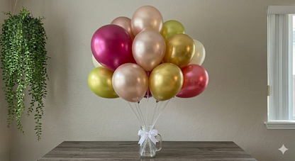 PVC Plastic Balloon Stick with Holders - Long, Thick sticks for Balloon Bouquet, Bobo Balloons or Handheld Purposes