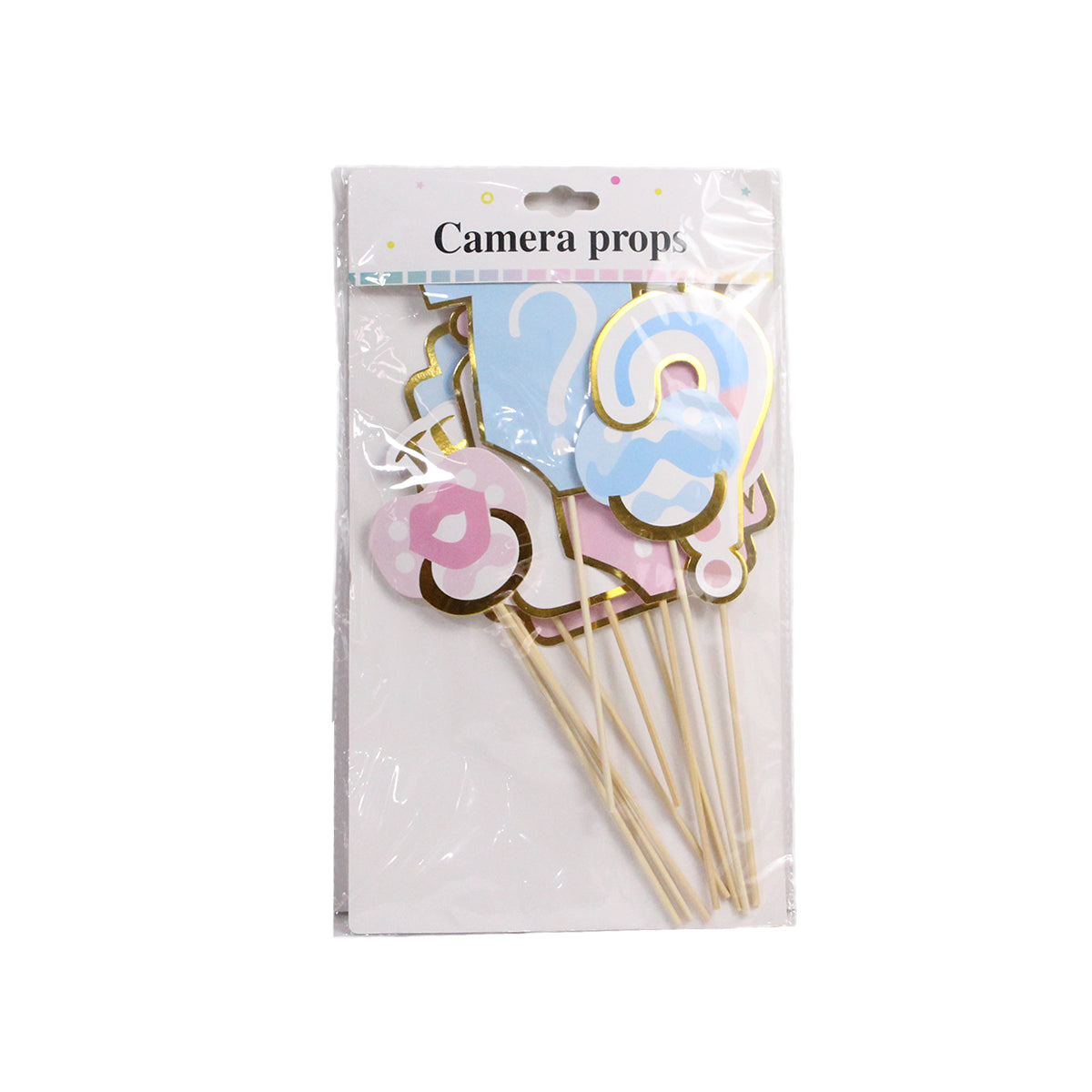 Gender Reveal Photo Props - 10 Pcs