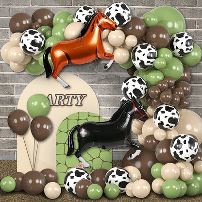 Giant Horse Black Color Foil Balloon