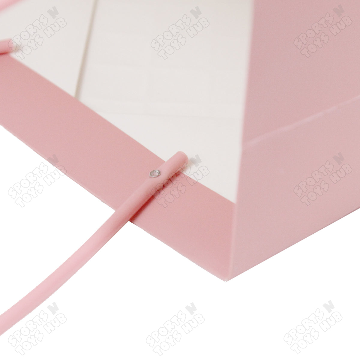 Portable Flower Box Cardstock Quilted Waxed Paper Handy Gift Bag - 1 PC