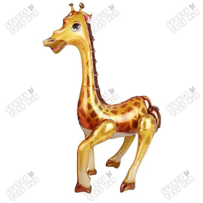 4D Giraffe Foil Balloon - 80x62 CM