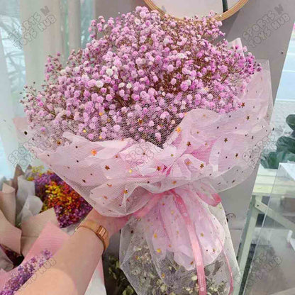 Glittery Mesh Net Wrapping Roll 5 Yards x 19 Inches Star & Moon Pattern See-Through Polyester Tulle for Flower Bouquets & Gift Wrapping