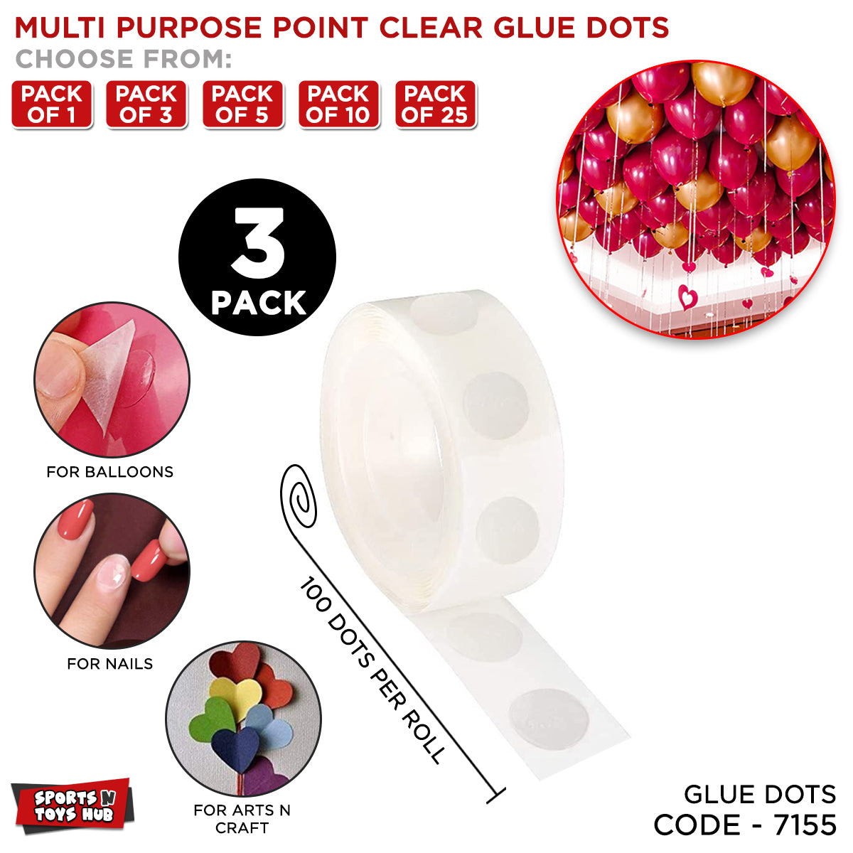 Creative Ways to Create a Beautiful Balloon Arch Without a Stand for Parties and Events 3 https://sportsntoyshub.pk/cdn/shop/files/GlueDotsP3-7155.jpg?v=1723724328