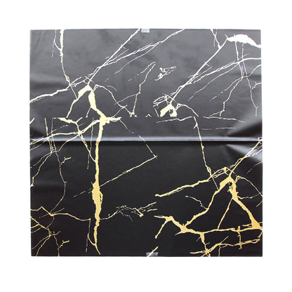 New Gold Marble Veins Frosted Translucent Floral or Money Bouquet Wrapping Sheets