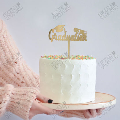 Graduation Acrylic Cake Topper