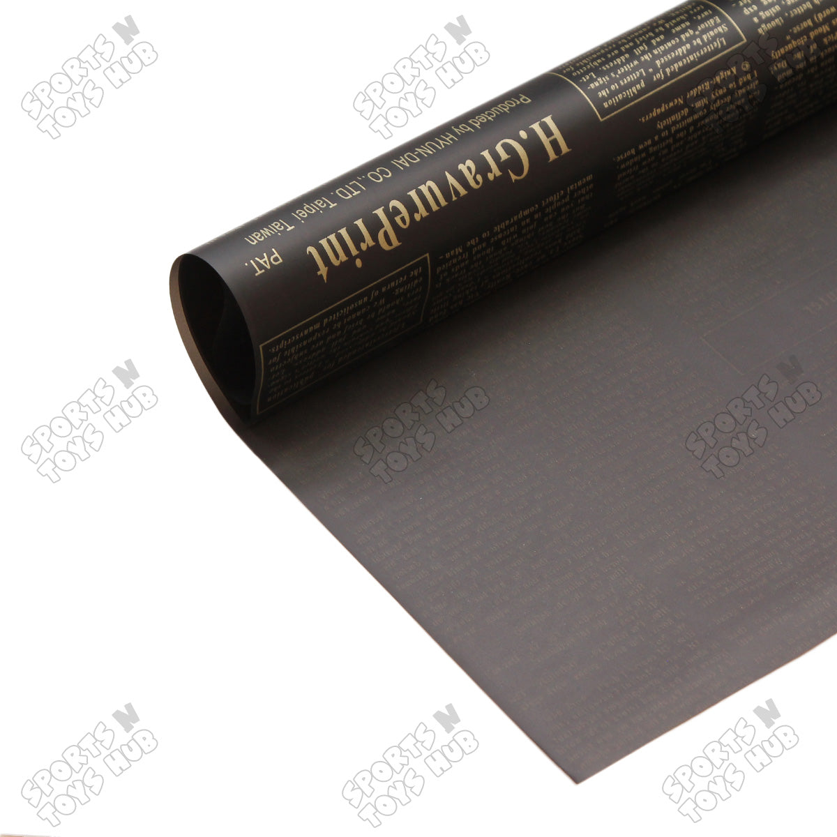 Gravure Newspaper Style Bouquet Wrapping Sheets – Floral Gift Wrap