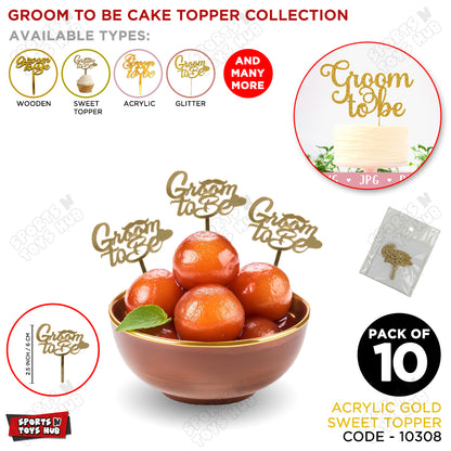 Groom To Be Sweet Topper