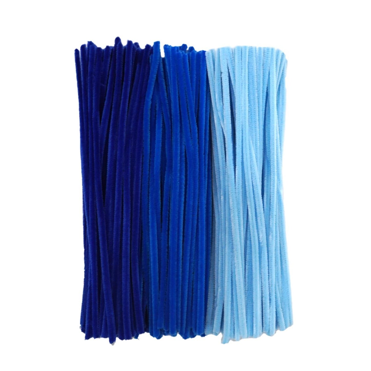 Fuzzy Pipe Cleaners Craft Stems 100 Pcs – 7-8mm Thick x 30cm Chenille Sticks for DIY Crafts, Kids Art Projects, School Activities, Handmade Flowers, Decorations & Creative Craft Supplies