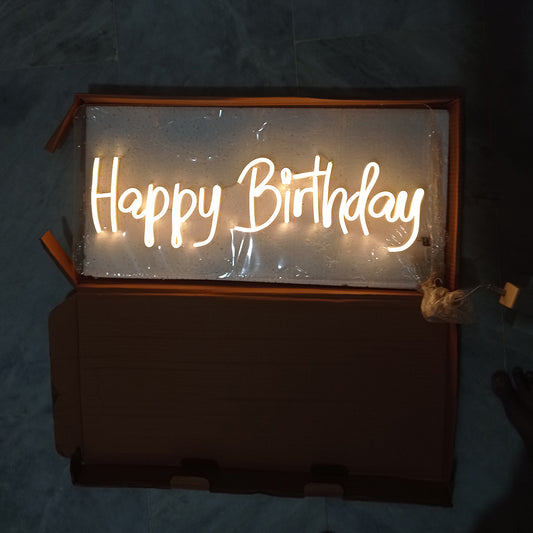 Happy Birthday LED Acrylic Neon Sign For Party Decoration