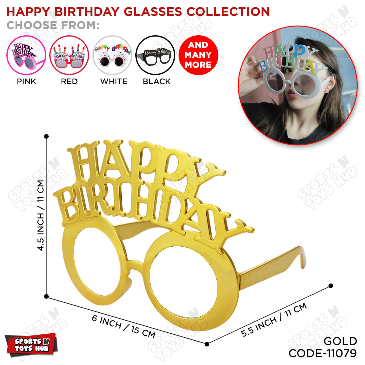 Happy Birthday Party Glasses Collection