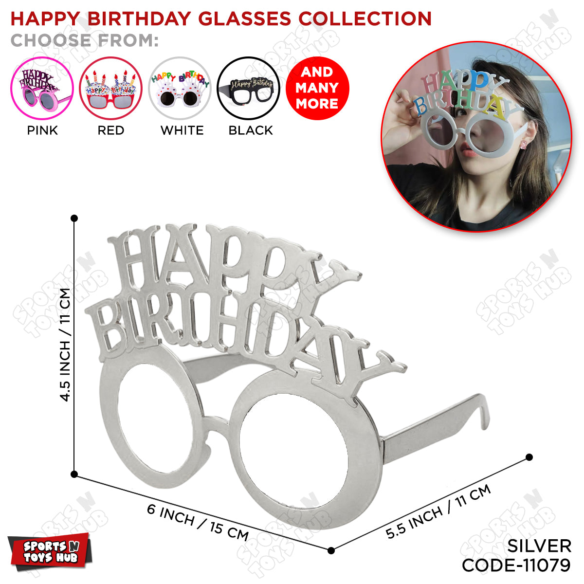Happy Birthday Party Glasses Collection