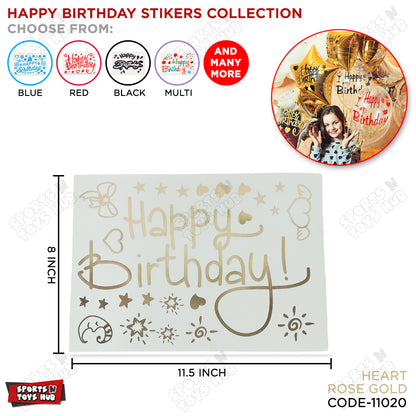 Happy Birthday Balloons Sticker Collection