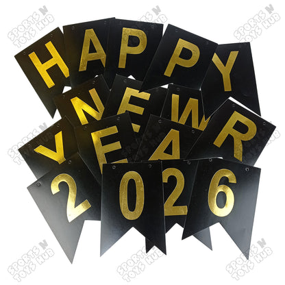 Happy New Year 2026 Card Banner