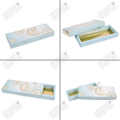 Pack Of 6 Hajj Mubarak Box - 13x5x1.5 Inch