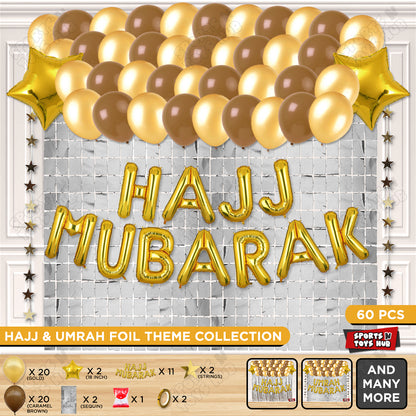 Hajj Mubarak Rectangle Curtain Theme Collection