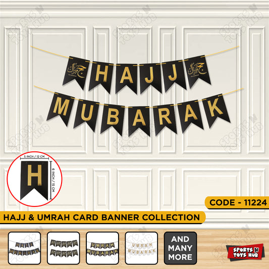Hajj Mubarak Card Banner Collection