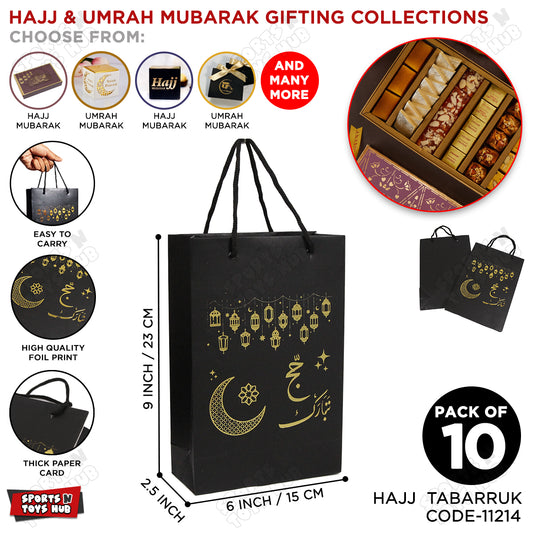 Hajj Tabarruk Gift Bag Collection -  10 Pcs