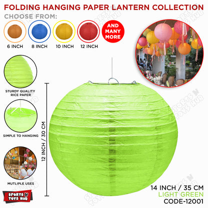 14 Inch Paper Hanging Lanterns Collection